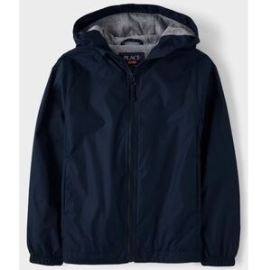Children's Place Navy Hooded Windbreaker Jacket **NWT**